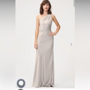 Jenny Yoo Lena Dress in Latte